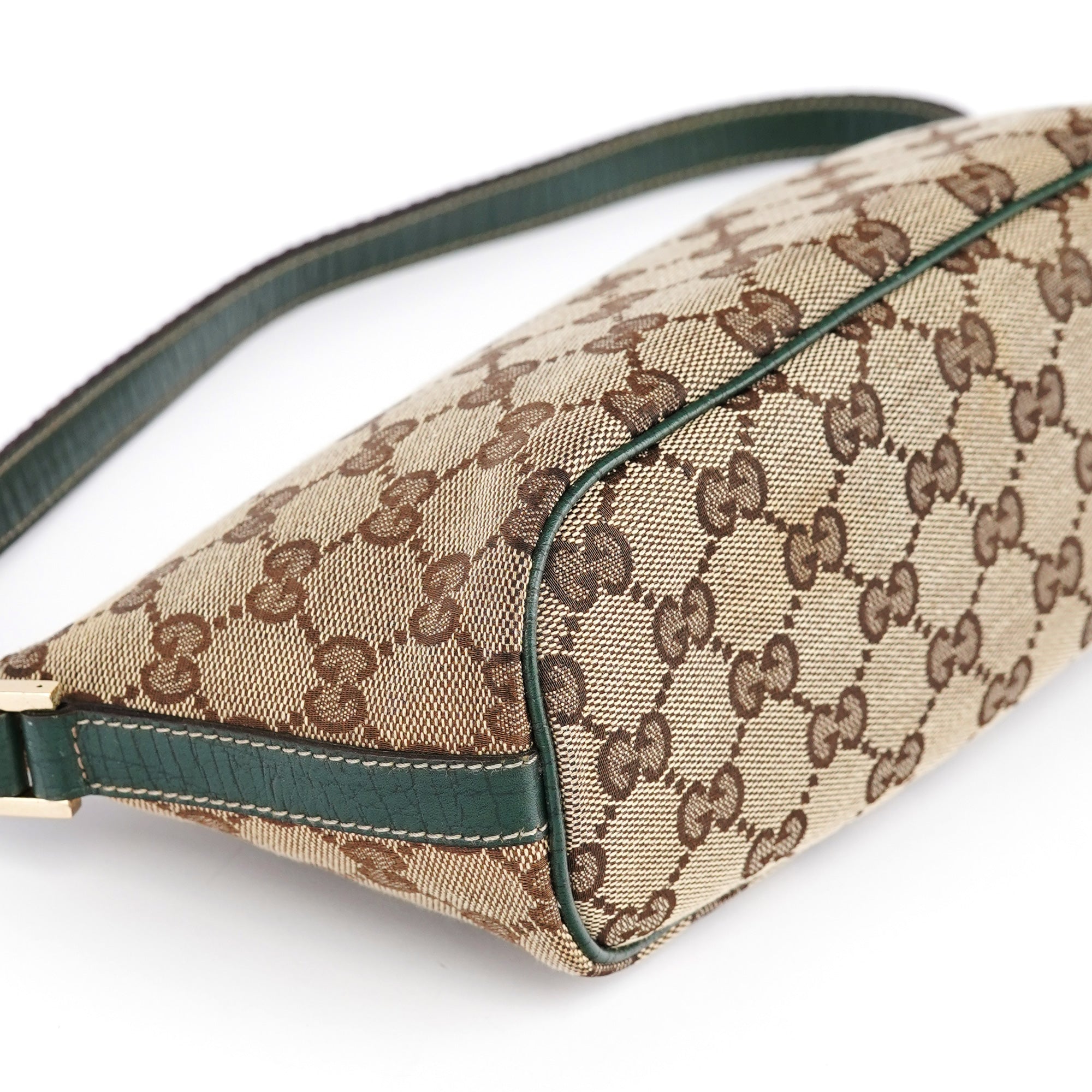 Gucci 141809 Beige GG Boat Pochette