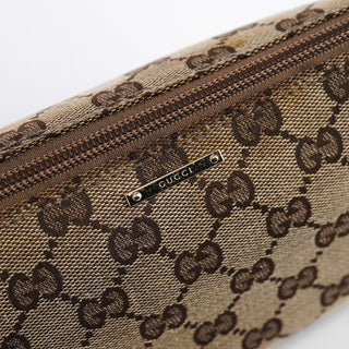 Gucci 141809 Beige GG Boat Pochette