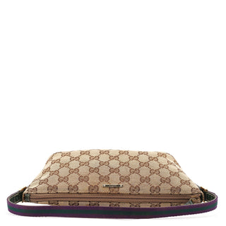 Gucci 141809 Beige GG Boat Pochette