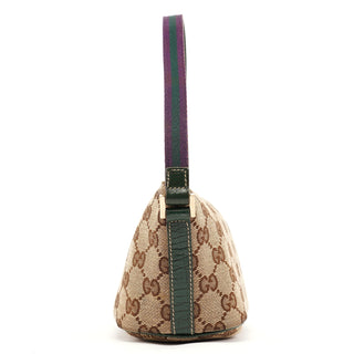 Gucci 141809 Beige GG Boat Pochette