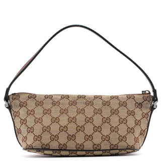 Gucci 141809 Beige GG Boat Pochette