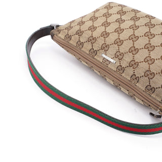 Gucci 141809 Beige GG Boat Pochette