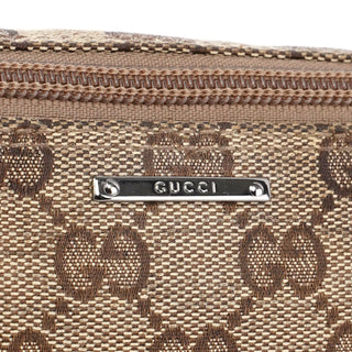 Gucci 141809 Beige GG Boat Pochette