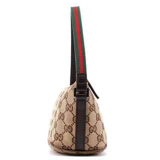 Gucci 141809 Beige GG Boat Pochette