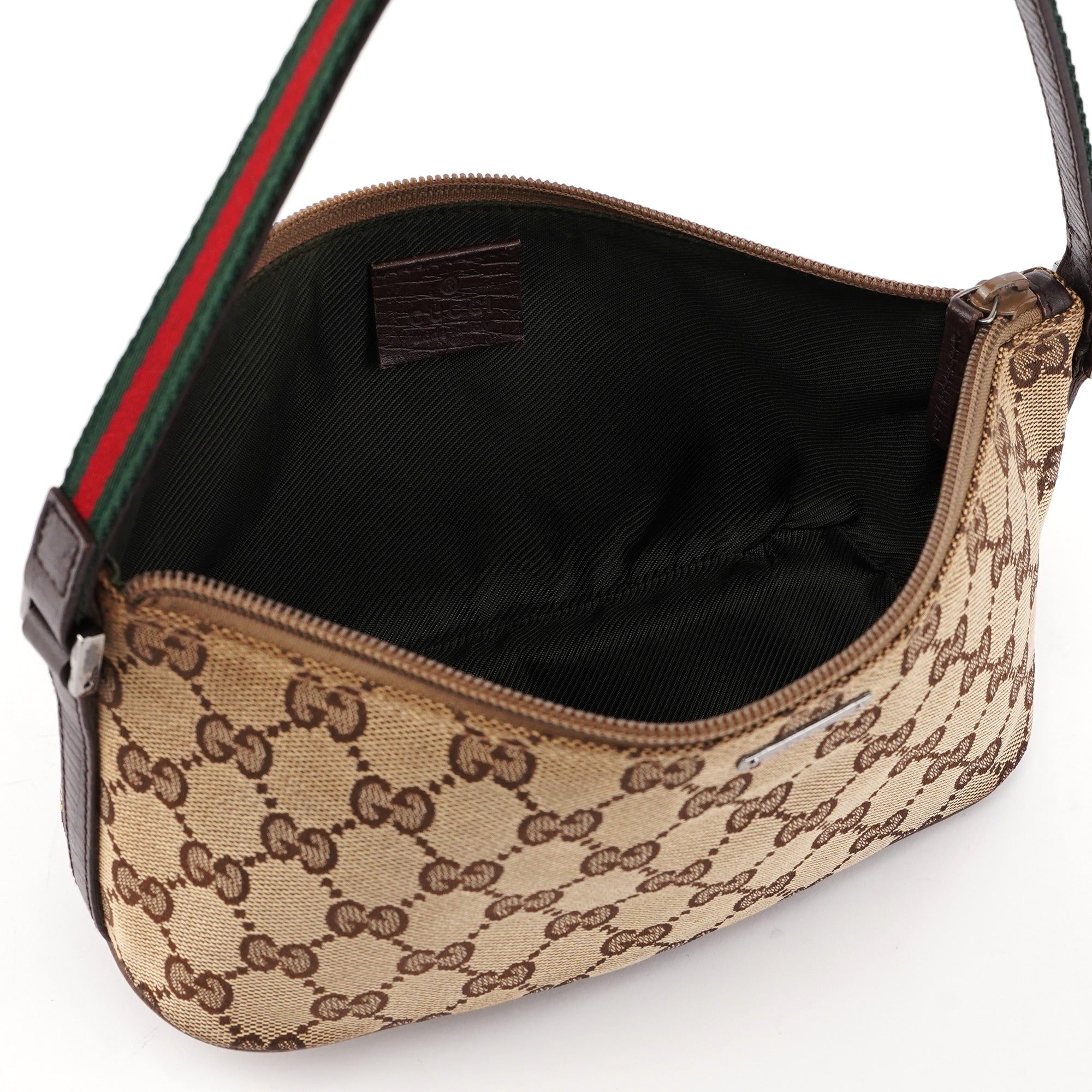 Gucci 141809 Beige GG Boat Pochette