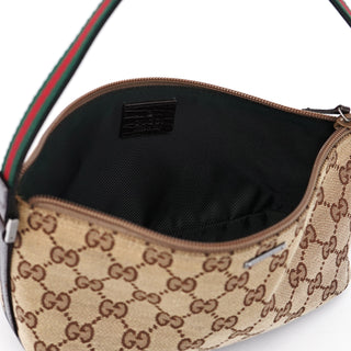 Gucci 141809 Beige GG Boat Pochette