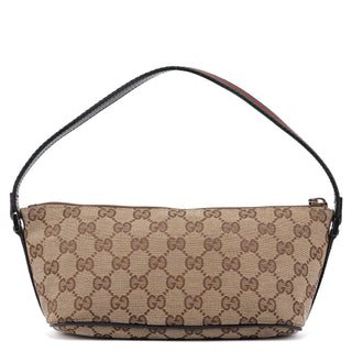 Gucci 141809 Beige GG Boat Pochette