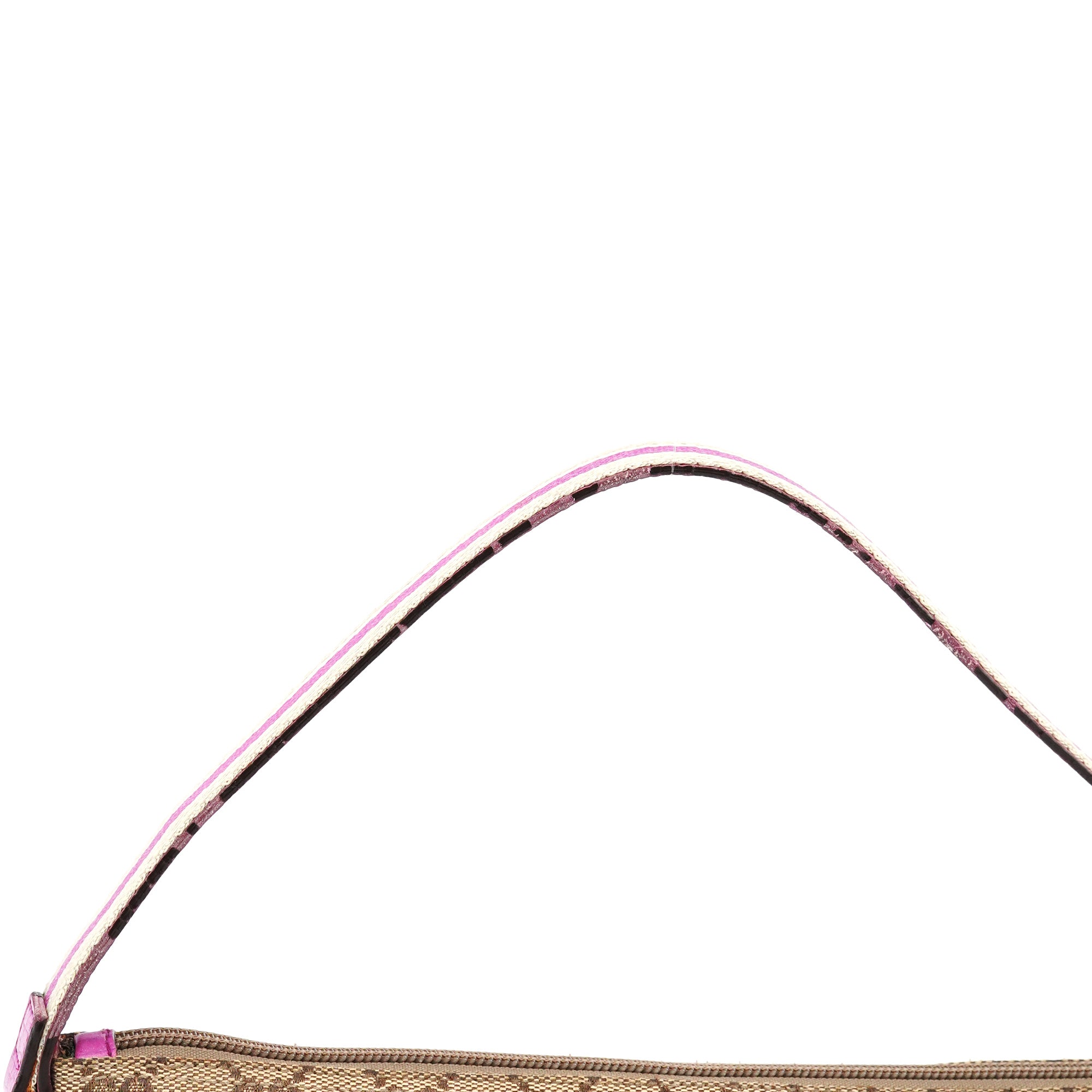 Gucci 141809 Beige Pink GG Boat Pochette