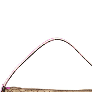 Gucci 141809 Beige Pink GG Boat Pochette
