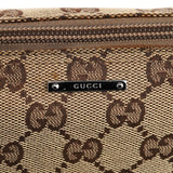 Gucci 141809 Beige Pink GG Boat Pochette