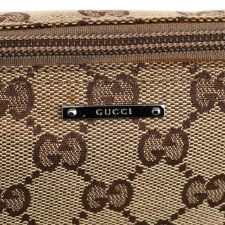 Gucci 141809 Beige Pink GG Boat Pochette