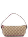 Gucci 141809 Beige Pink GG Boat Pochette