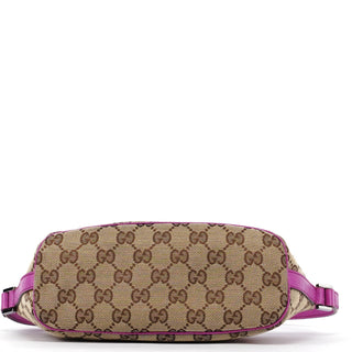 Gucci 141809 Beige Pink GG Boat Pochette