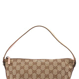 Gucci 141809 Beige Pink GG Boat Pochette