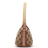 Gucci 141809 Beige Pink GG Boat Pochette