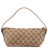 Gucci 141809 Beige Pink GG Boat Pochette