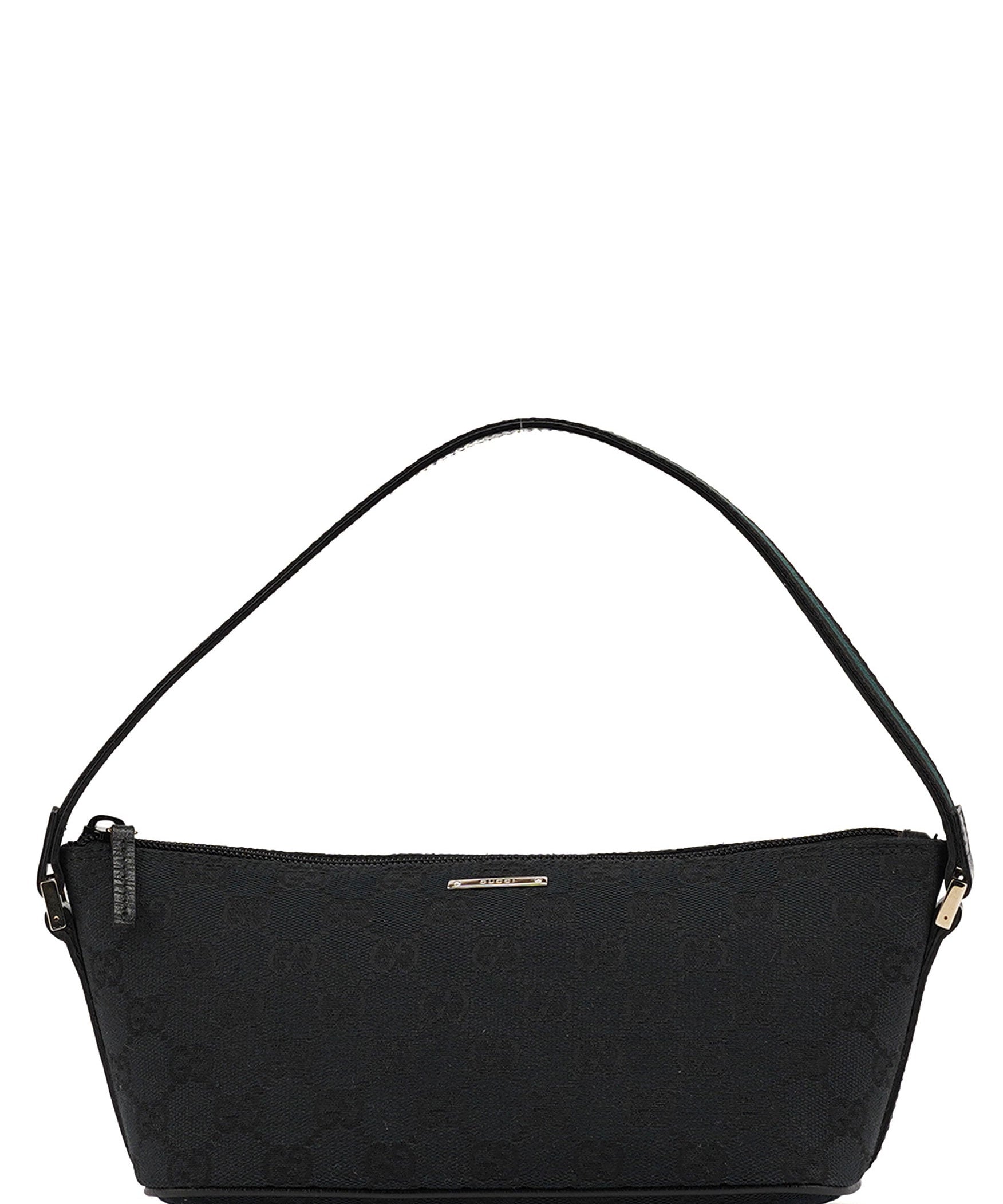 Gucci 141809 Black GG Boat Pochette
