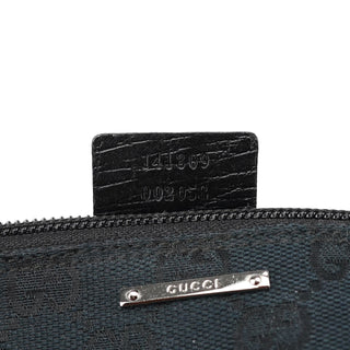 Gucci 141809 Black GG Boat Pochette