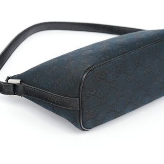 Gucci 141809 Black GG Boat Pochette