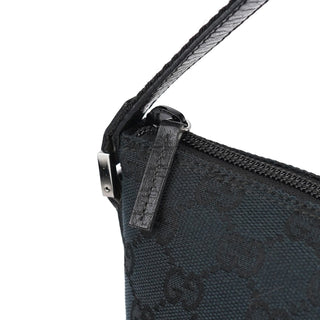 Gucci 141809 Black GG Boat Pochette