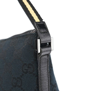 Gucci 141809 Black GG Boat Pochette