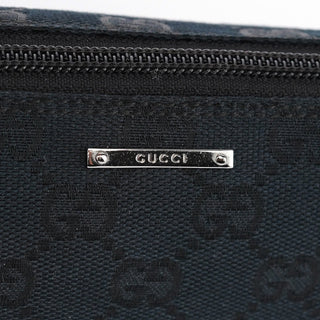Gucci 141809 Black GG Boat Pochette