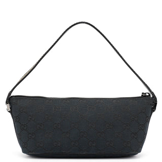 Gucci 141809 Black GG Boat Pochette