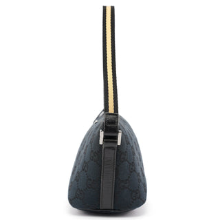 Gucci 141809 Black GG Boat Pochette