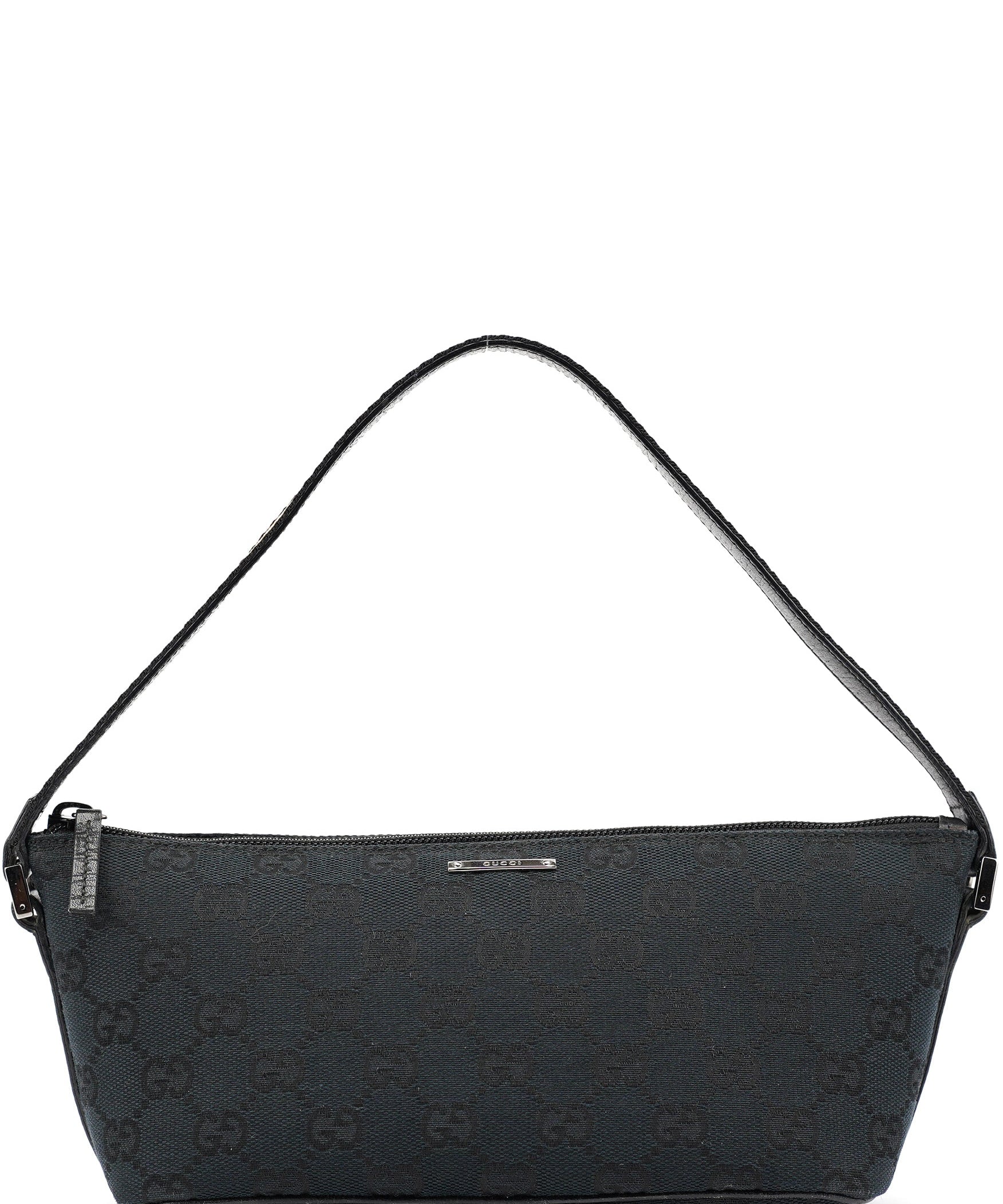 Gucci 141809 Black GG Boat Pochette
