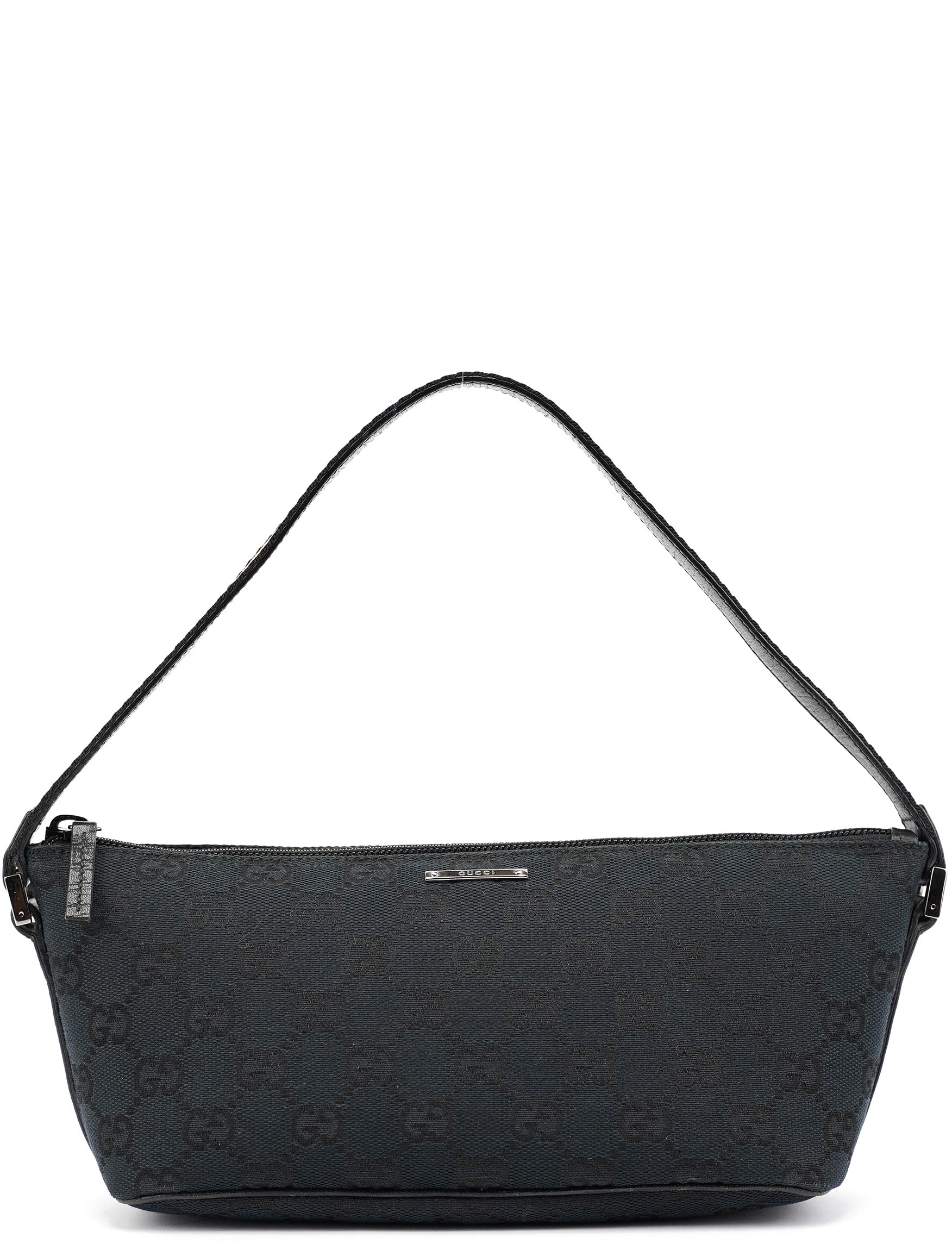 Gucci 141809 Black GG Boat Pochette
