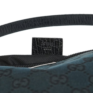Gucci 141809 Black GG Boat Pochette