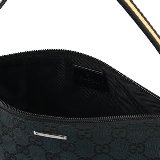 Gucci 141809 Black GG Boat Pochette
