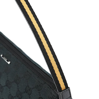 Gucci 141809 Black GG Boat Pochette