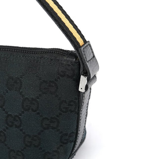 Gucci 141809 Black GG Boat Pochette