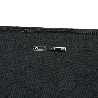 Gucci 141809 Black GG Boat Pochette
