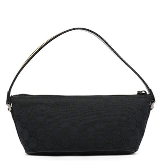 Gucci 141809 Black GG Boat Pochette