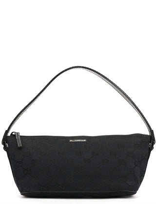 Gucci 141809 Black GG Boat Pochette