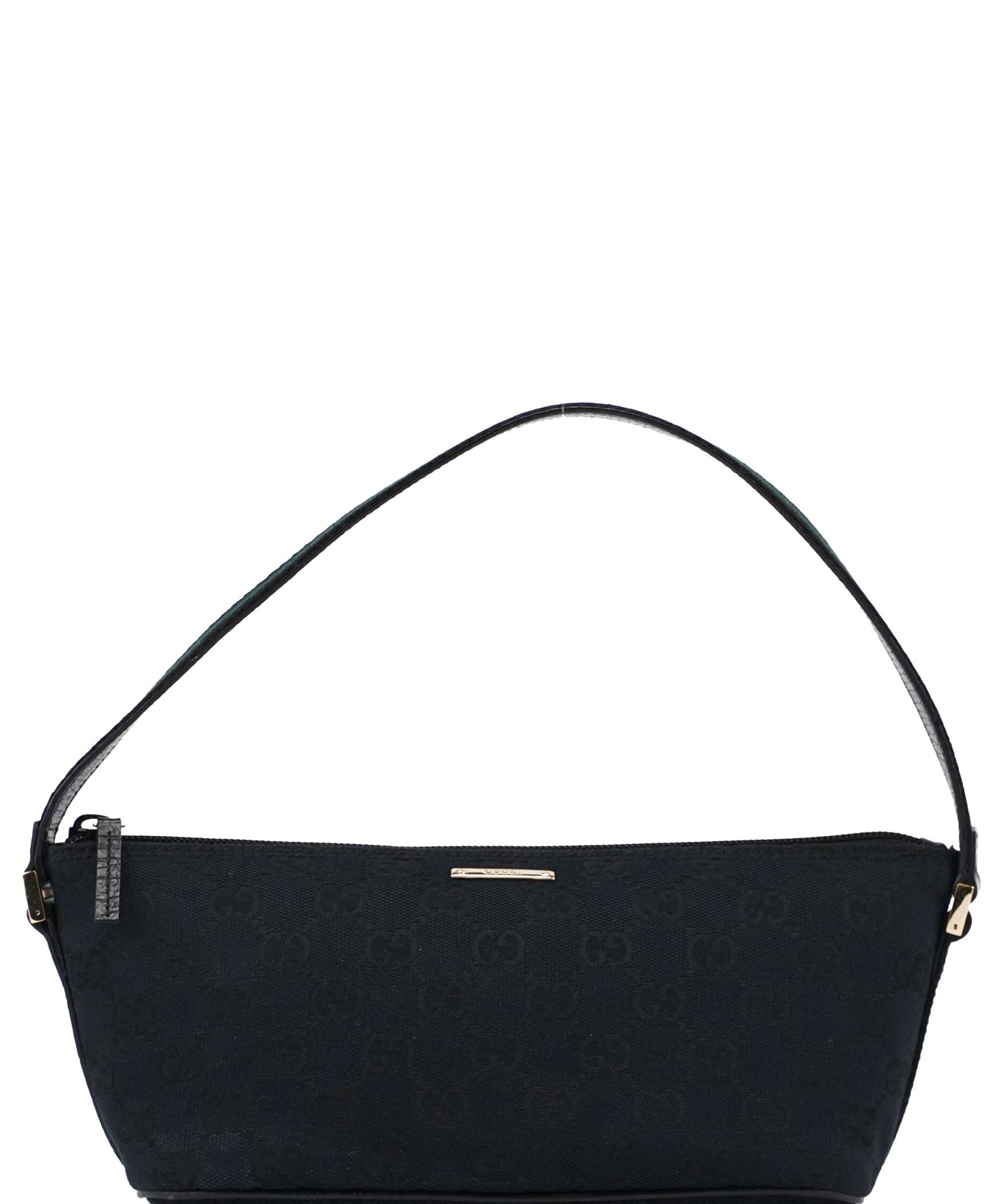 Gucci 141809 Black GG Boat Pochette