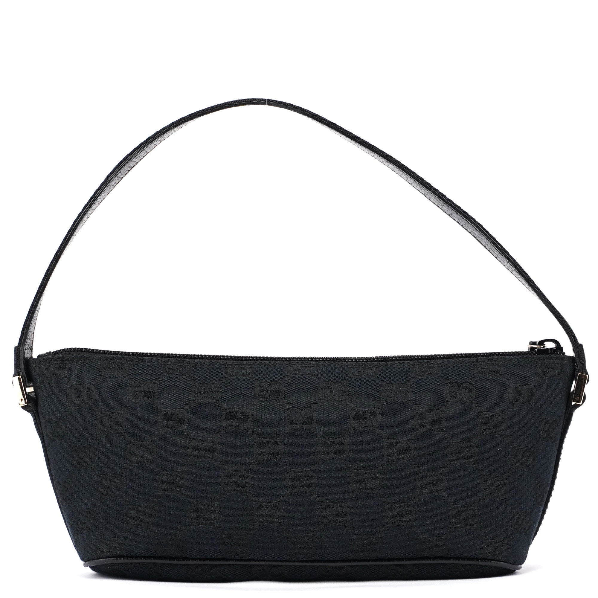 Gucci 141809 Black GG Boat Pochette