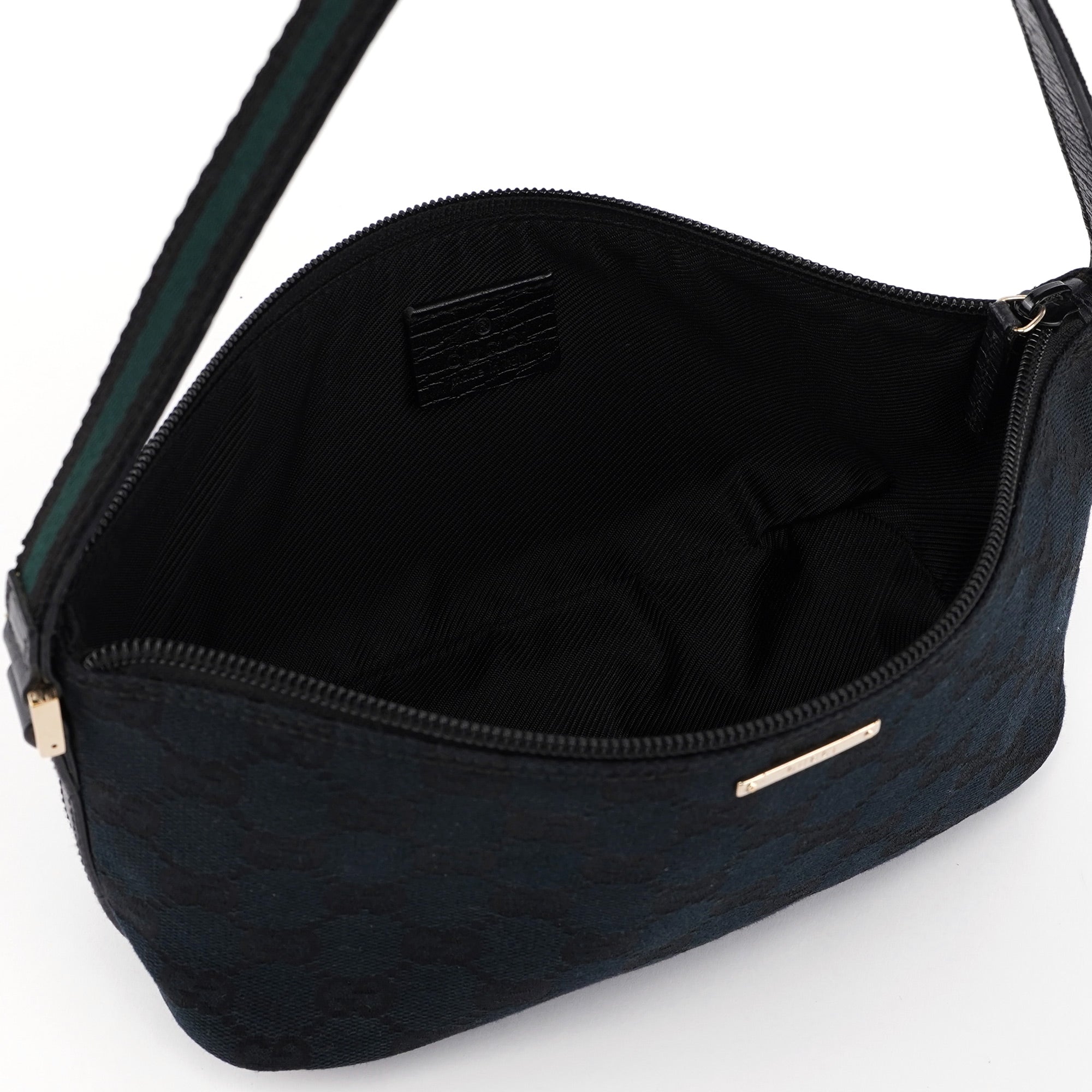 Gucci 141809 GG Boat Pochette en toile GG noire