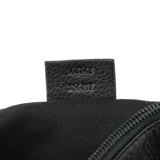 Gucci 143742 Black GG Leather Tote Bag