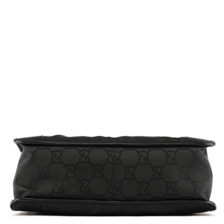 Gucci 143742 Black GG Leather Tote Bag