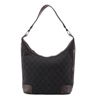 Gucci 143744 Brown GG Hobo Shoulder Bag