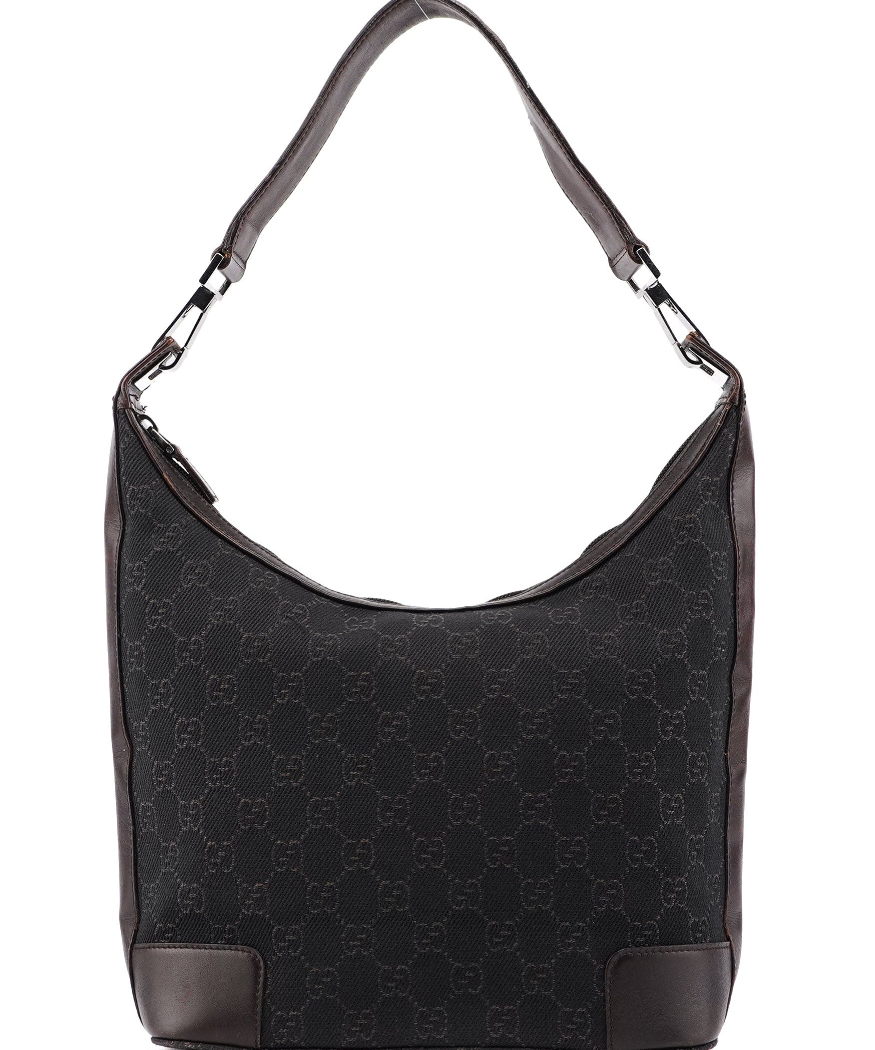 Gucci 143744 Brown GG Hobo Shoulder Bag