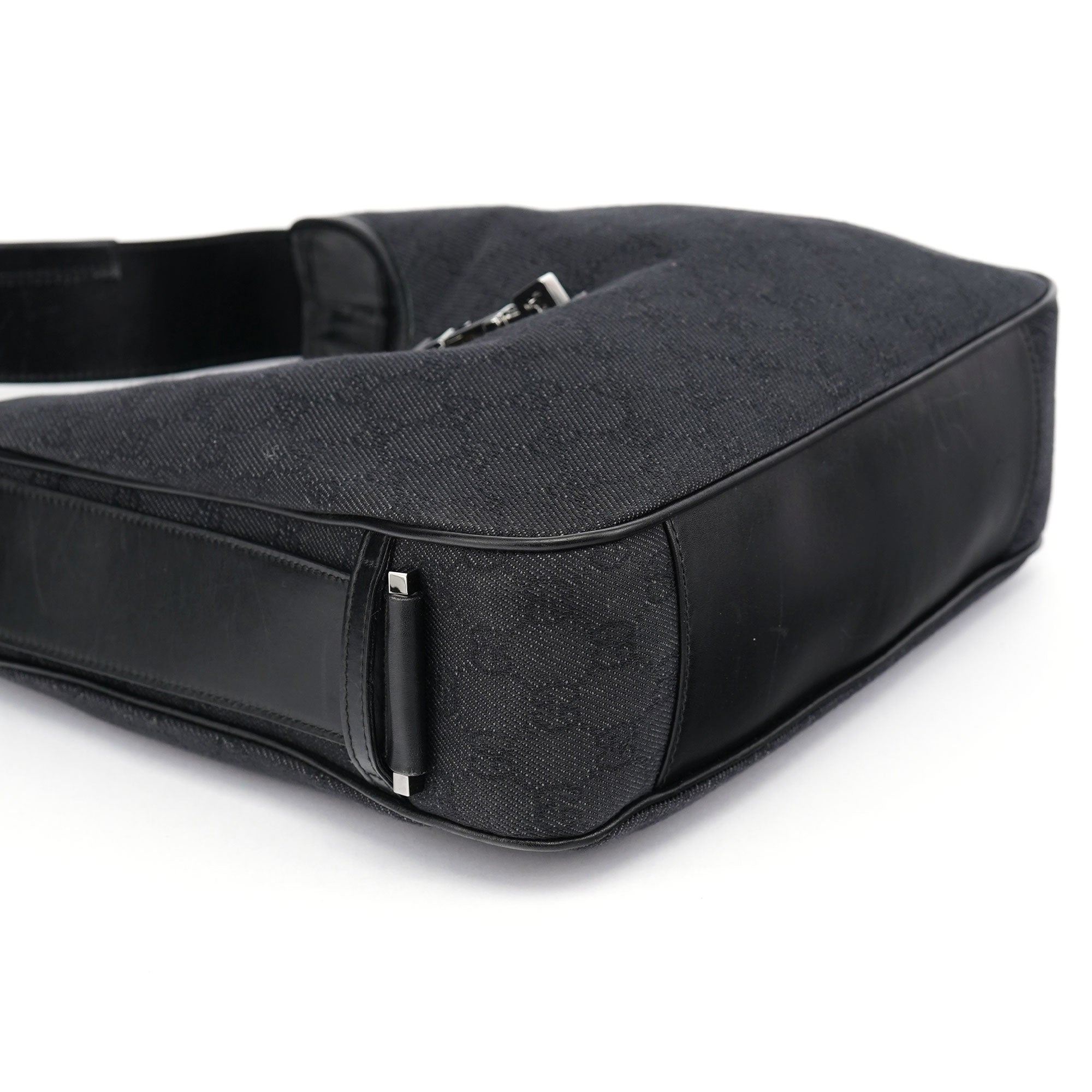 Gucci 143746 Anthracite GG Jackie Shoulder Bag
