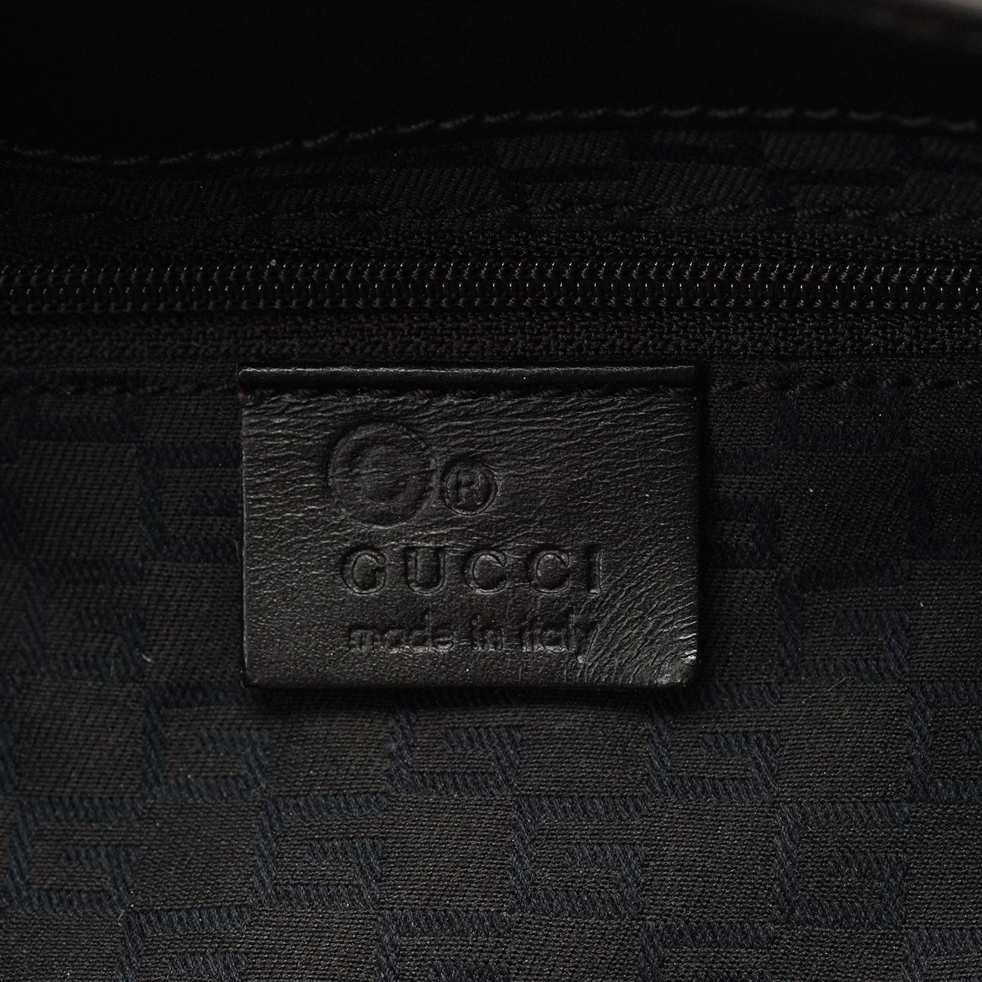 Gucci 143747 Brown Calfskin Jackie Shoulder Bag