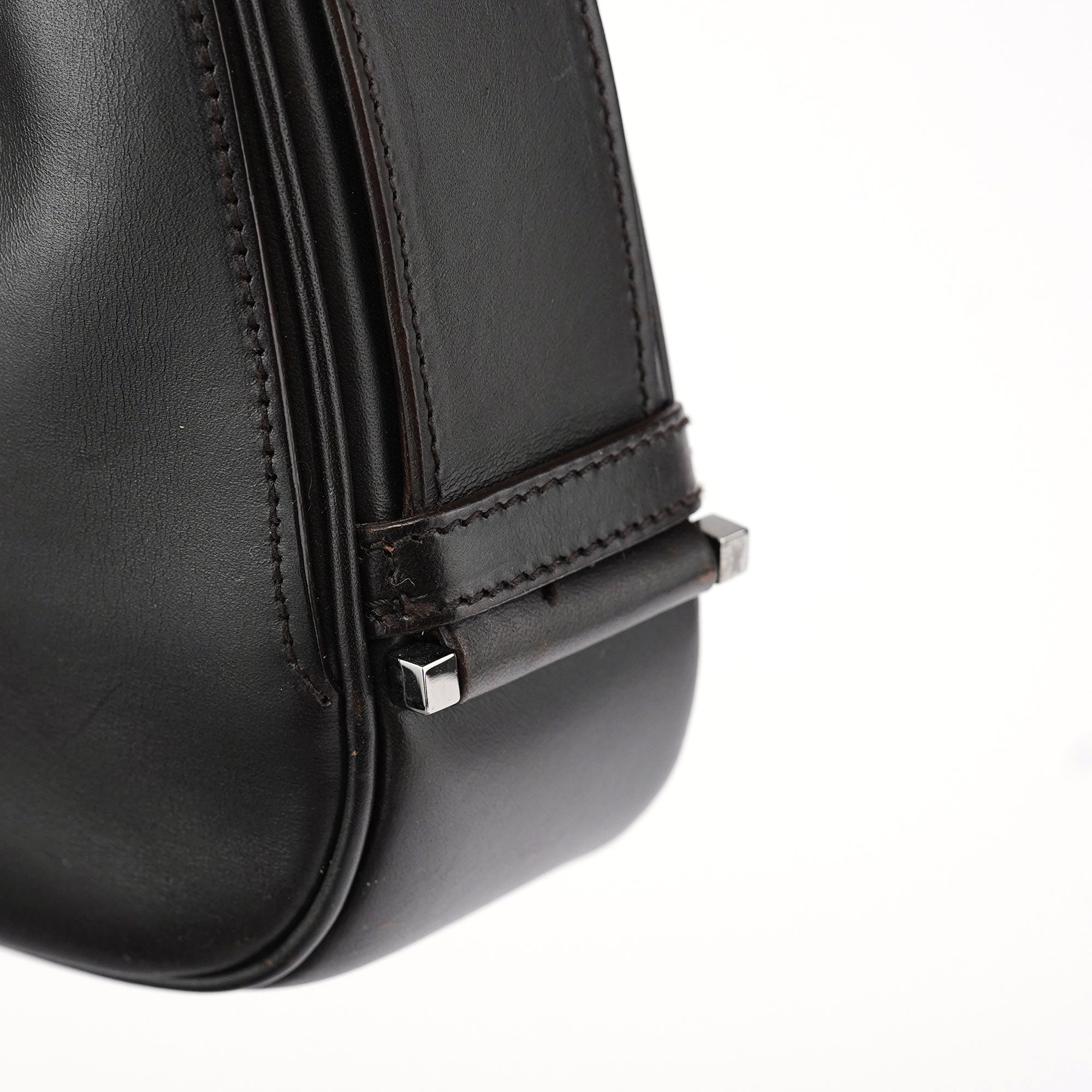 Gucci 143747 Brown Calfskin Jackie Shoulder Bag
