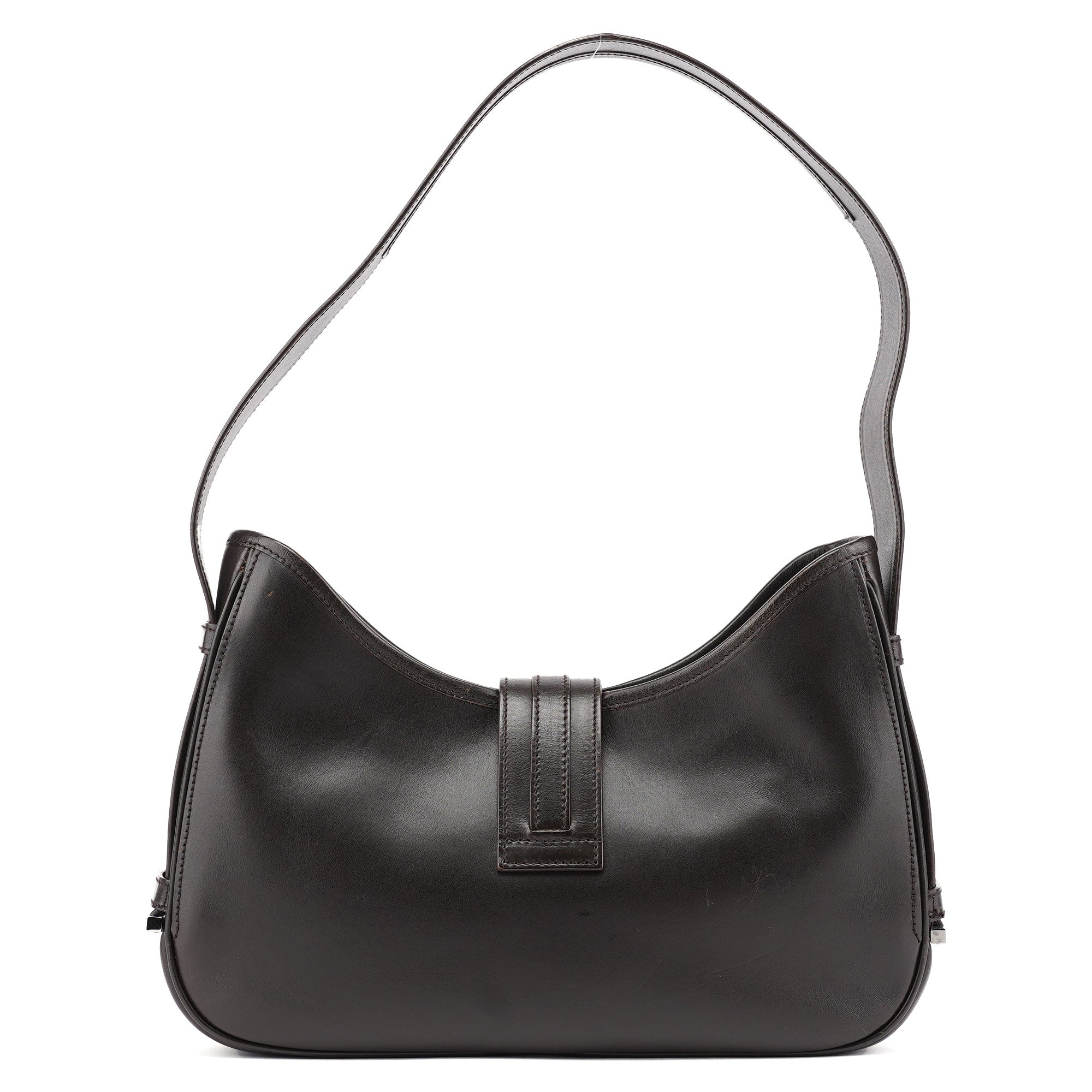 Gucci 143747 Brown Calfskin Jackie Shoulder Bag