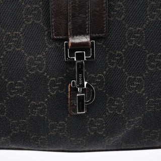 Gucci 143747 Brown GG Jackie Shoulder Bag