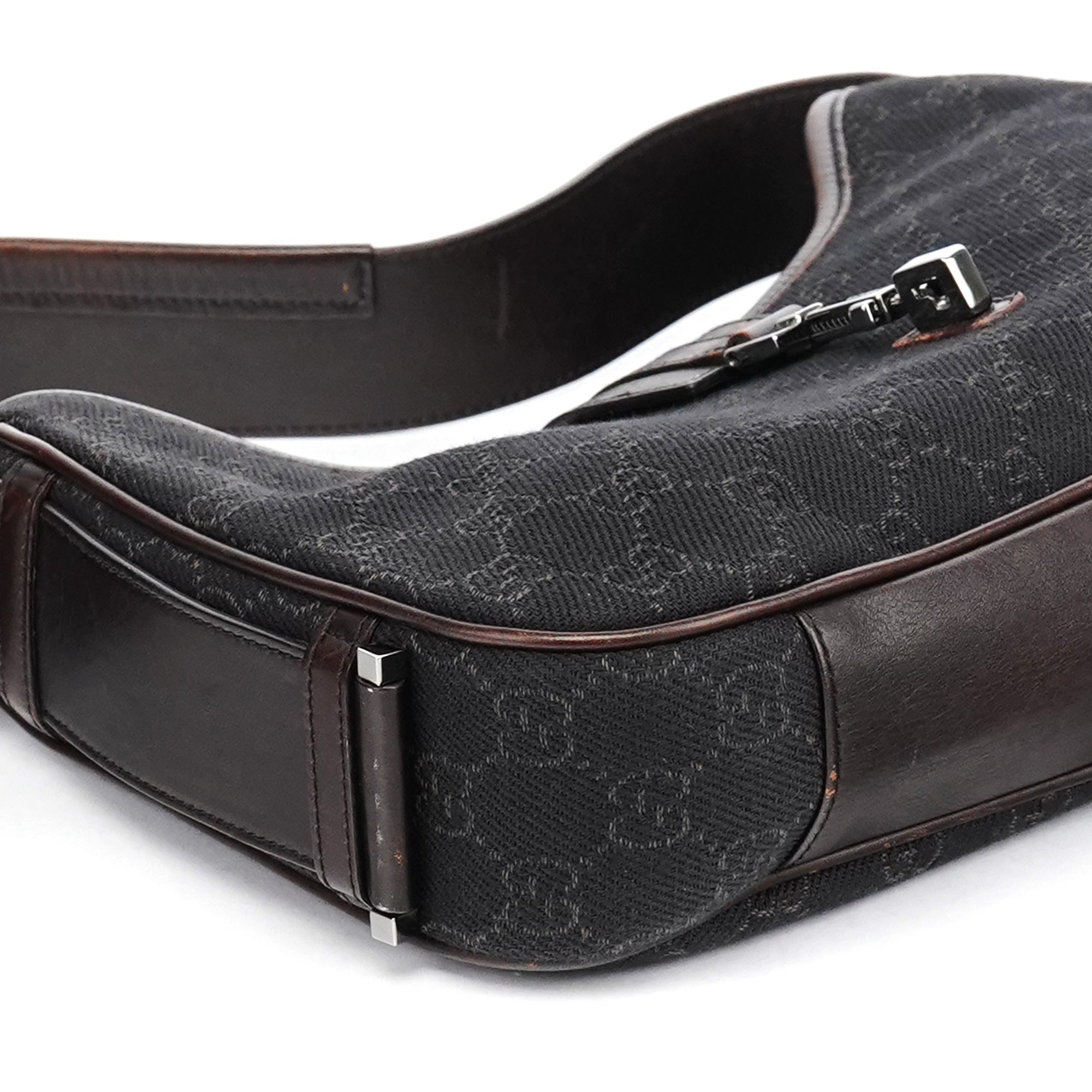Gucci 143747 Brown GG Jackie Shoulder Bag